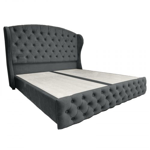 Serin | Bed Frame - 200x90 cm - Dark Gray