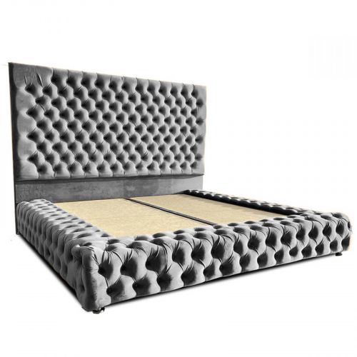 Valencia | Bed Frame - 200x90 cm - Gray