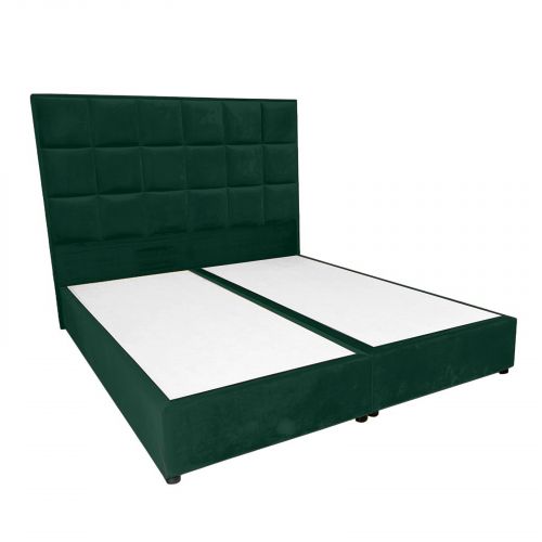 أليكس | هيكل سرير - 200×90 سم - أخضر غامق