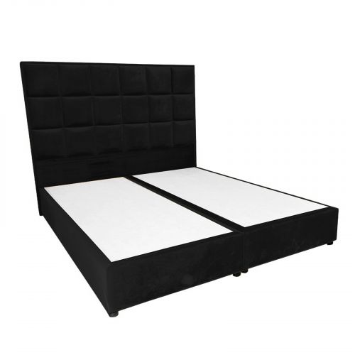 أليكس | هيكل سرير - 200×90 سم - أسود