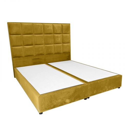 Alex | Bed Frame - 200x90 cm - Gold