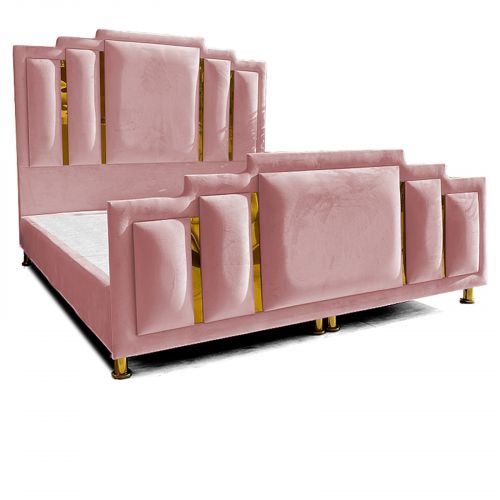 Paris | Bed Frame - 200x90 cm - Light Pink