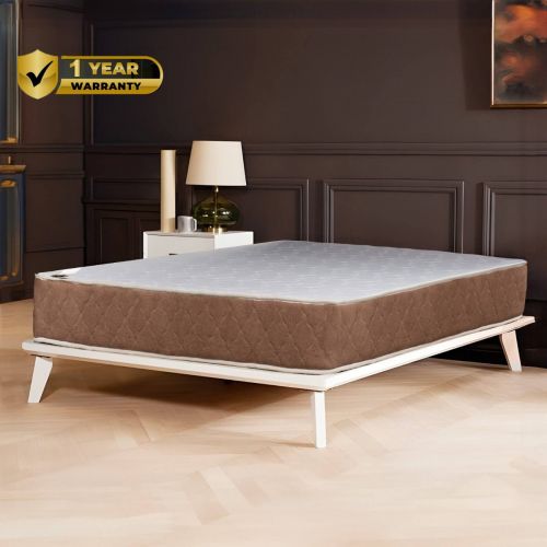 Montana Double Face bed Mattress - White/Beige  - Height 25 cm