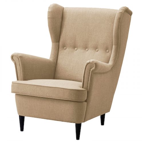 Chair king Linen with Two Wings from In House, Light Beige, E3 | In House