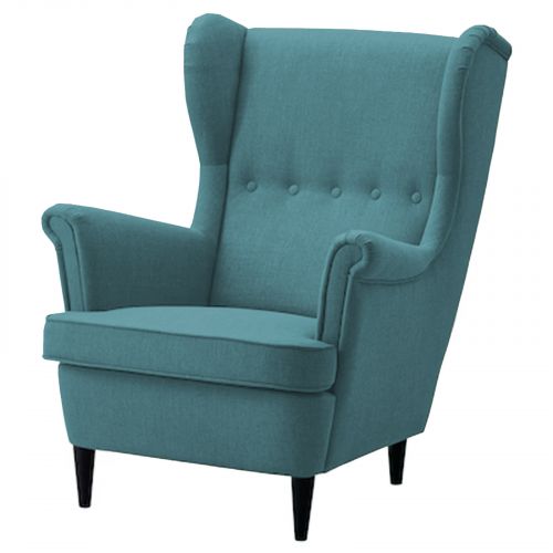 Chair king Linen with Two Wings from In House, Turquoise, E3 | In House