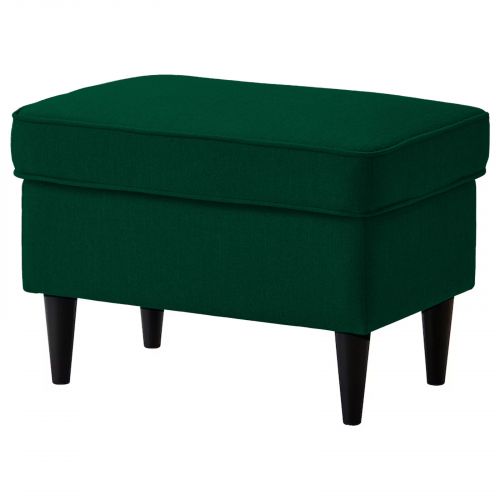 Chair Footstool Linen From In House with Elegant Design, Dark Green, E3 | In House