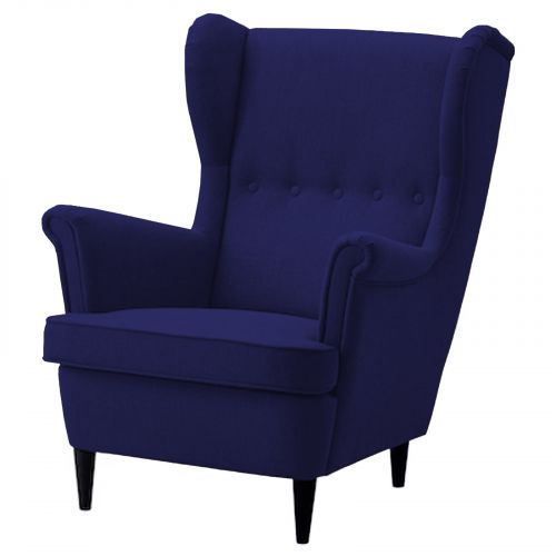 Chair king Linen with Two Wings from In House, Dark Blue, E3 | In House