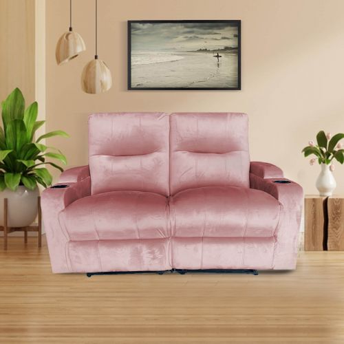In House Double Classic Cinematic Chair with Controllable Back - Pink - AB08