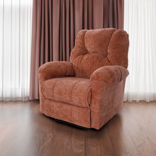 Chanel Rocking & Rotating Recliner Chair, Chestnut, American polo
