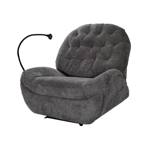 Chanel Recliner Chair, Dark Grey, NZ200