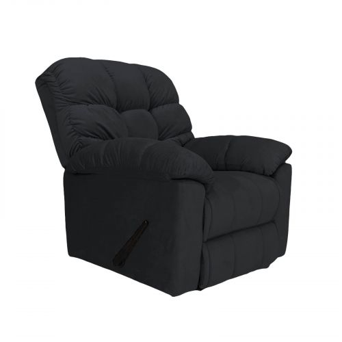 Velvet Classic Recliner Chair, Dark Gray, NZ220