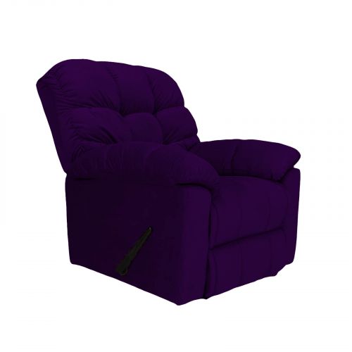 Velvet Classic Recliner Chair, Dark Purple, NZ220