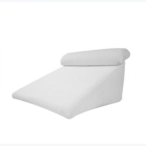 2 Piece Multi-Use Medical Wedge Pillow made of Cotton and Super Sponge Filling, 50x50x26 cm