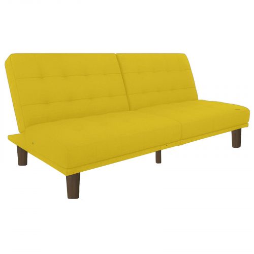 Maria | 2 In 1 Sofabed Velvet Upholstered, Gold