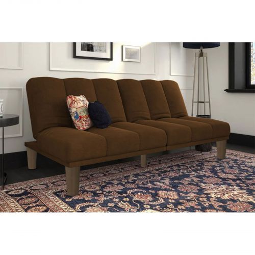 Sana | 2 In 1 Sofabed Velvet Upholstered, Brown