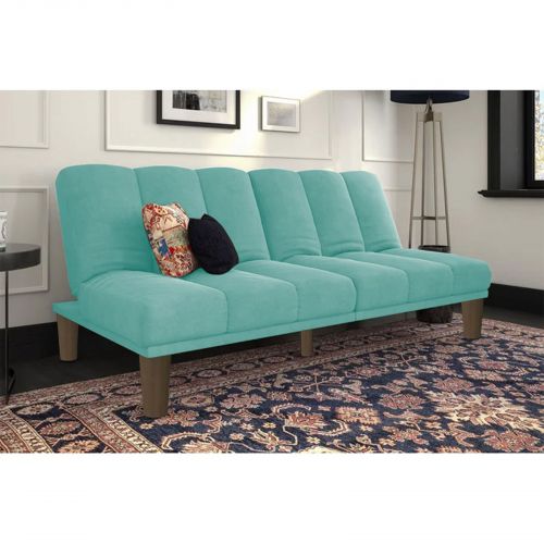 Sana | 2 In 1 Sofabed Velvet Upholstered, Light Turquoise