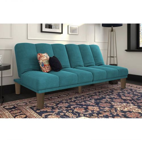 Sana | 2 In 1 Sofabed Velvet Upholstered, Dark Turquoise