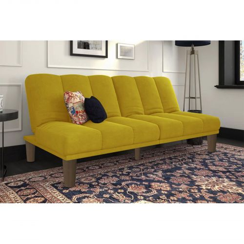 Sana | 2 In 1 Sofabed Velvet Upholstered, Gold