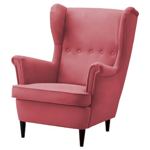Chair king Velvet with Two Wings from In House, Dark Pink, E3 | In House