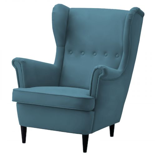 Chair king Velvet with Two Wings from In House, Dark Turquoise, E3 | In House