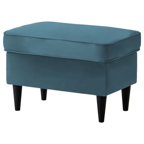 Chair Footstool Velvet From In House with Elegant Design, Dark Turquoise, E3 | In House