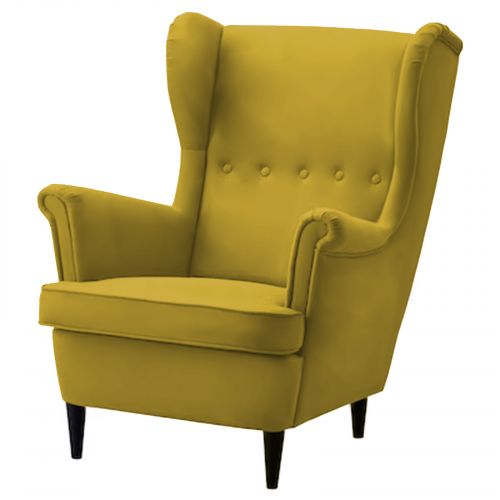 Chair king Velvet with Two Wings from In House, Gold, E3 | In House