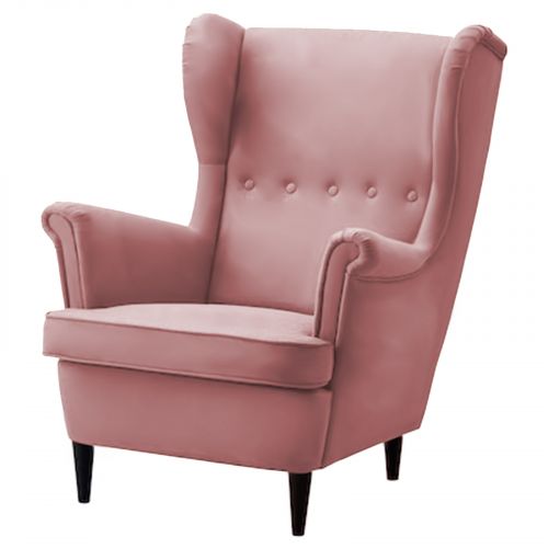 Chair king Velvet with Two Wings from In House, Light Pink, E3 | In House