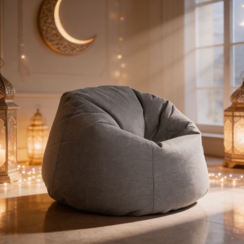 Solly | Linen Bean Bag Chair
