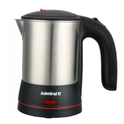 Electric Kettle - 0.5 L - 950 W - Silver & Black - Admiral