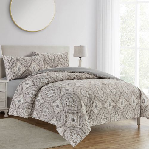 Homey | Summer Comforter Set 4 Pieces, King, 260x240 cm, Brown