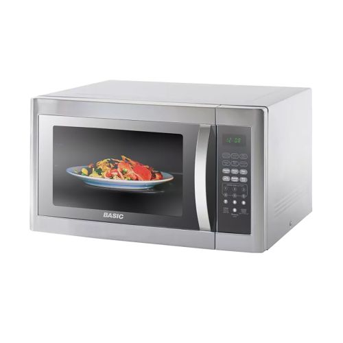 Microwave with grill - 42 L - 1100 W - Silver - Basic