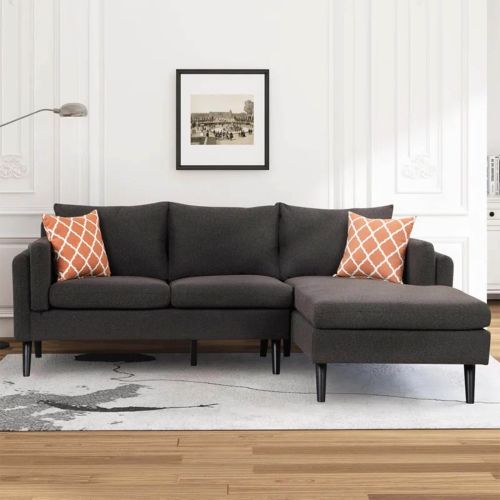 Cindy L-Shaped Corner Sofa - Gray