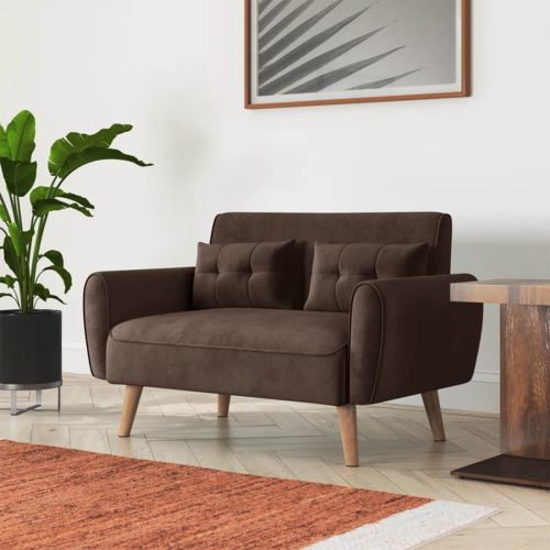 Bikel 2-Seater Sofa - Brown