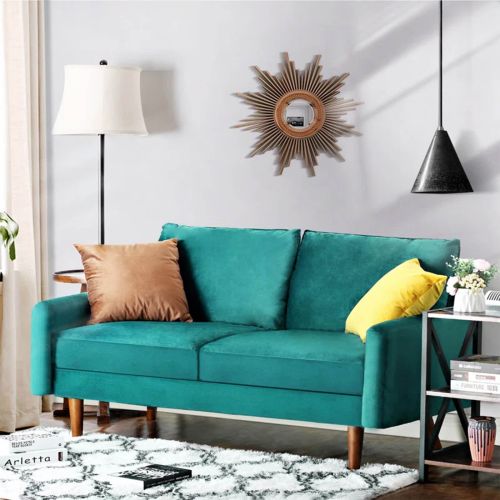 Landa 2-Seater Sofa - Turquoise