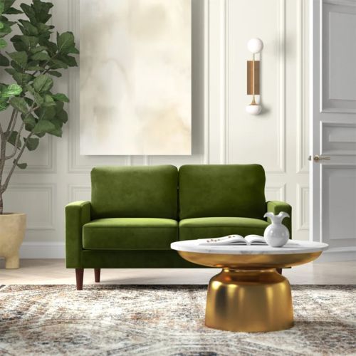 Elegant 2-Seater Sofa - Green