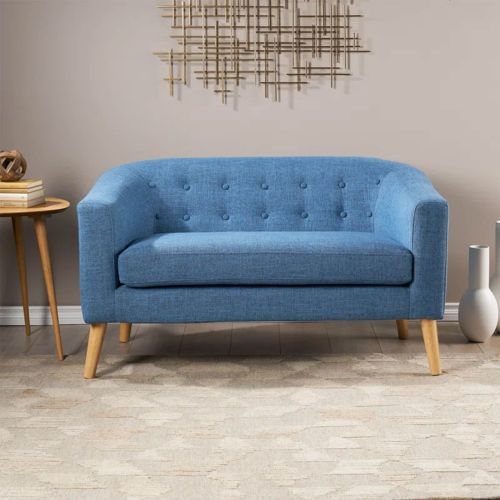 Bri 2-Seater Sofa - Sky Blue