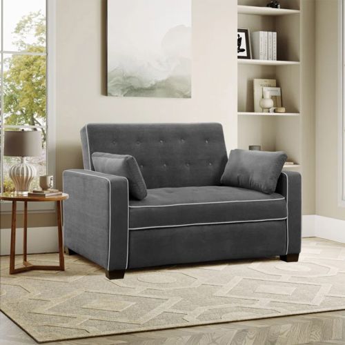 Miral 2-Seater Sofa - Gray