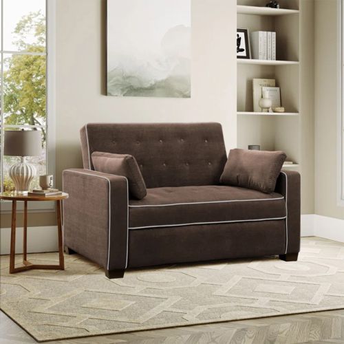 Miral 2-Seater Sofa - Brown