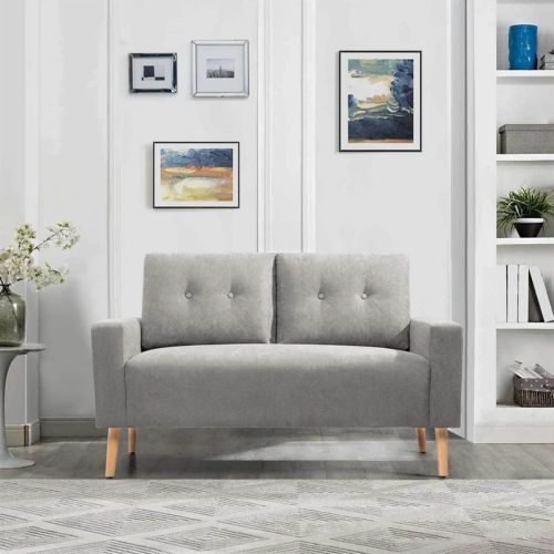 Mirna 2-Seater Sofa - Gray