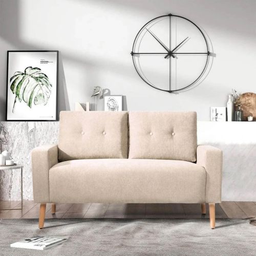 Mirna 2-Seater Sofa - Beige