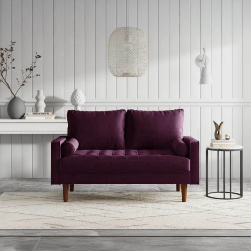 Butyl 2-Seater Sofa - Purple