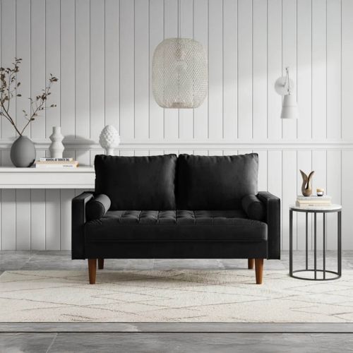 Butyl 2-Seater Sofa - Black