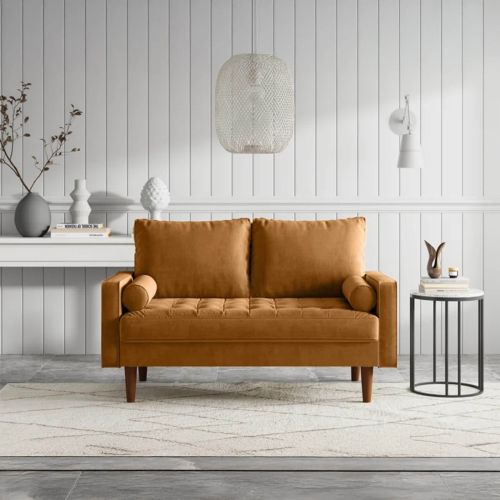 Beauty 2-Seater Sofa - Dark Orange