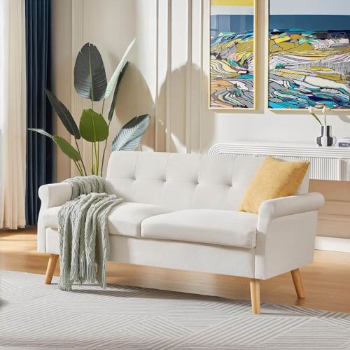 Zerin 2-Seater Sofa - White