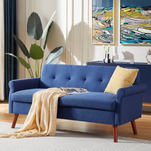 Zerin 2-Seater Sofa - Navy