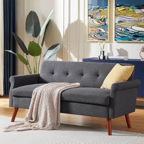 Zerin 2-Seater Sofa - Gray