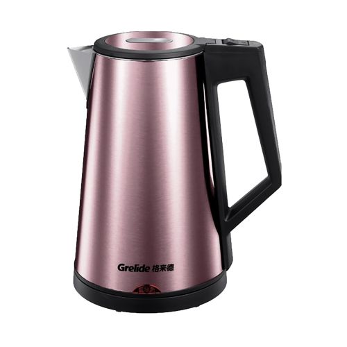 Electric Kettle - 1.7 L - 2200 W - Pink - Hommer