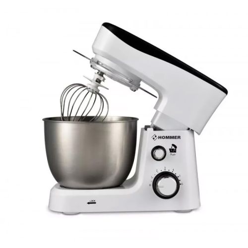 Electric Mixer 6 Speeds - 3.5 L - 700 W - White - Hommer