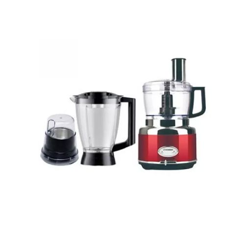 Food Processor Red - 1.75 L - 600 W - Red - Hommer