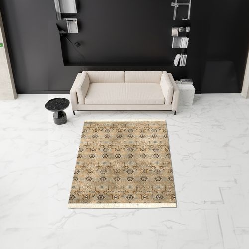 Homey | Luxurious Rectangular Decorative Carpet, Beige, 280x180 cm